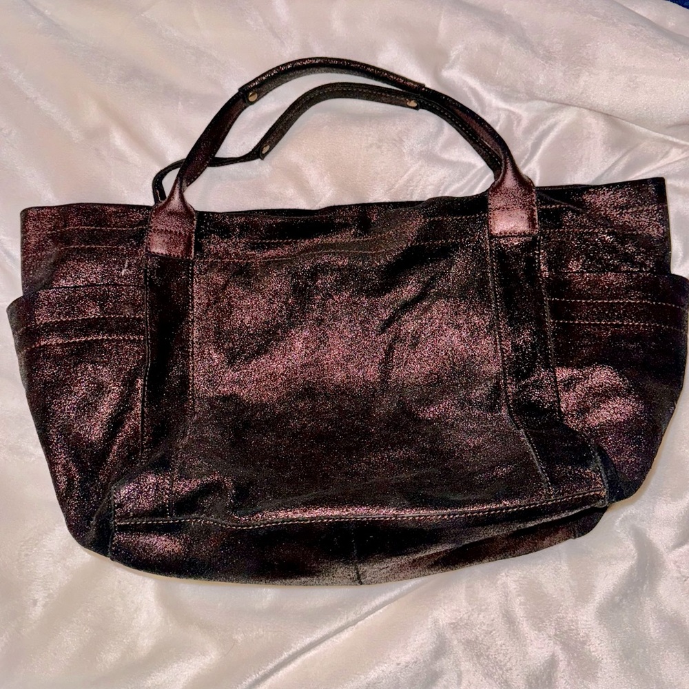 Anat Marin Aversa bag Soft Leather Red Metallic